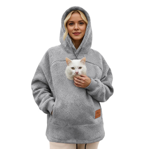 Sudadera Kangapaw con bolsillo para tu gato